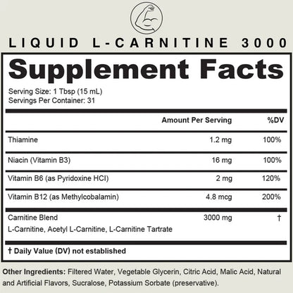 OsaThoery™ Liquid L-Carnitine 3000 MG