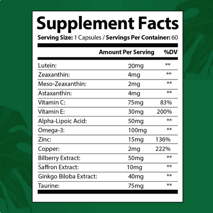 EverVision 14-in-1 Advanced Eye Formula (Trusted By US Doctors)