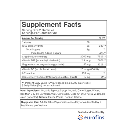 Menopause Creatine+ Gummy